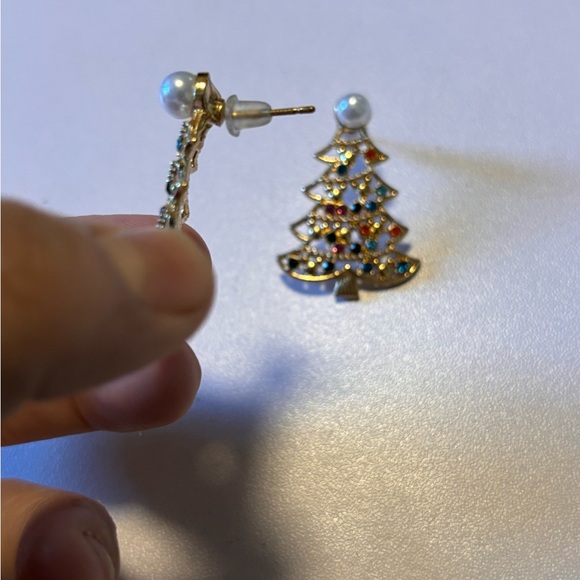 Christmas tree earrings - Picture 2 of 2